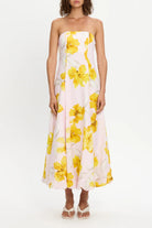 FRANCINE STRAPLESS MAXI DRESS - Dresses - Sassanova