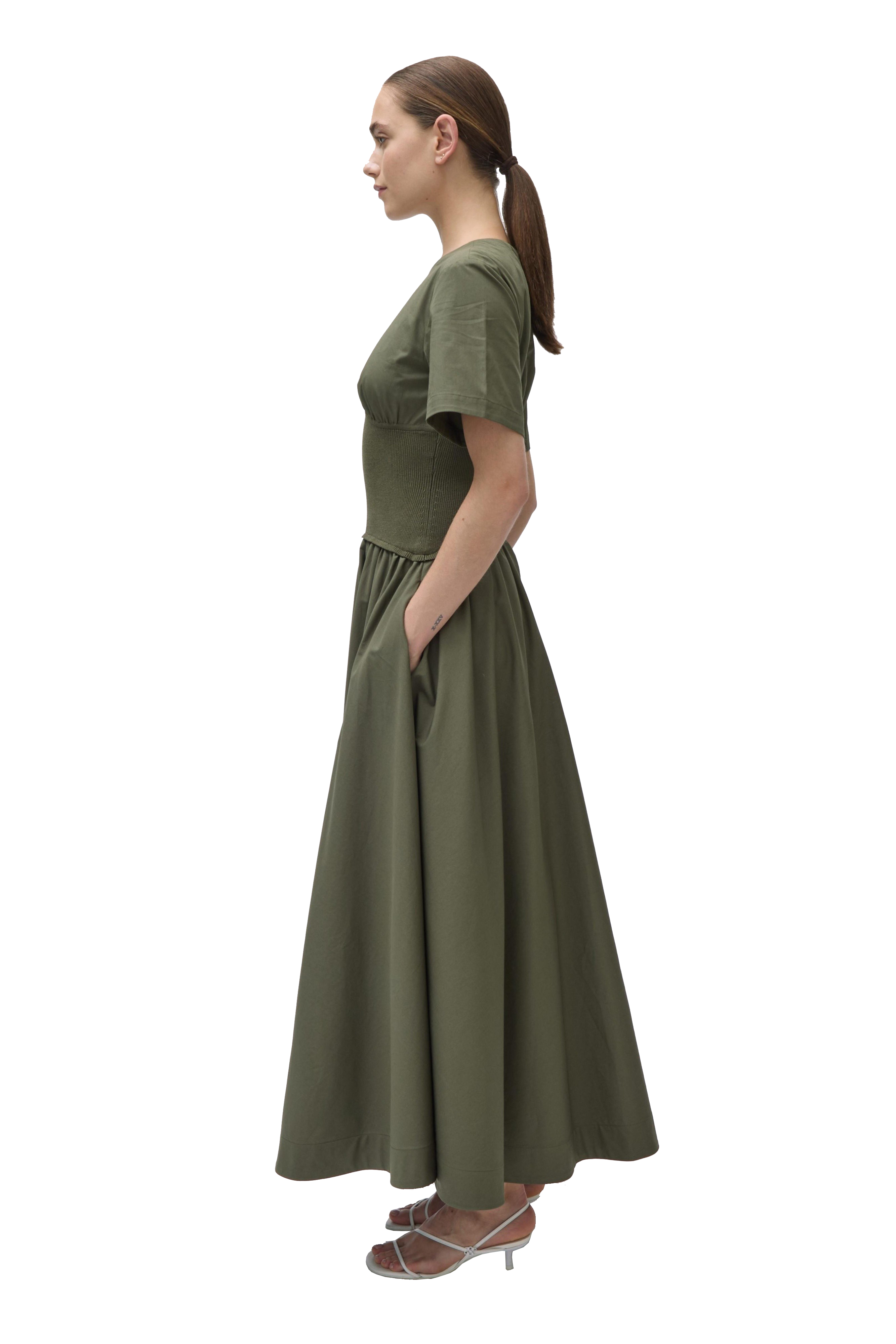 WRENNA S/S MIDI DRESS - Dresses - Sassanova