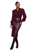 ARLETTE WHIPSTCH MIDI SKIRT