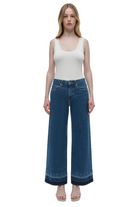 JUDE MID RISE CROP WIDE LEG - sassanova