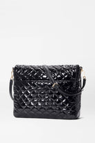 LG CROSBY LOCK CROSSBODY LACQUER - Handbags - Sassanova