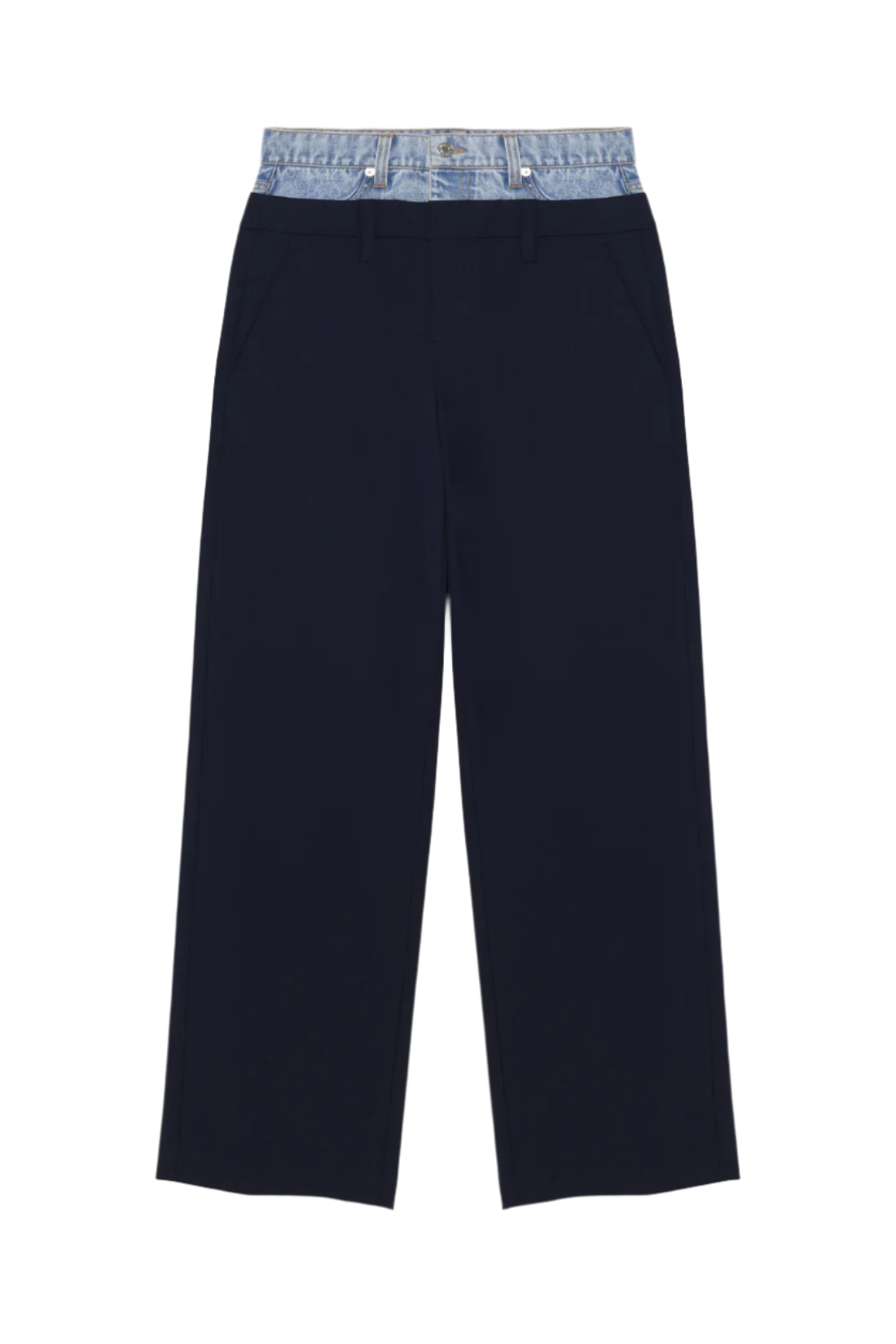 OPHELIA DBL WAISTBAND COMBO PANT - Pants - Sassanova