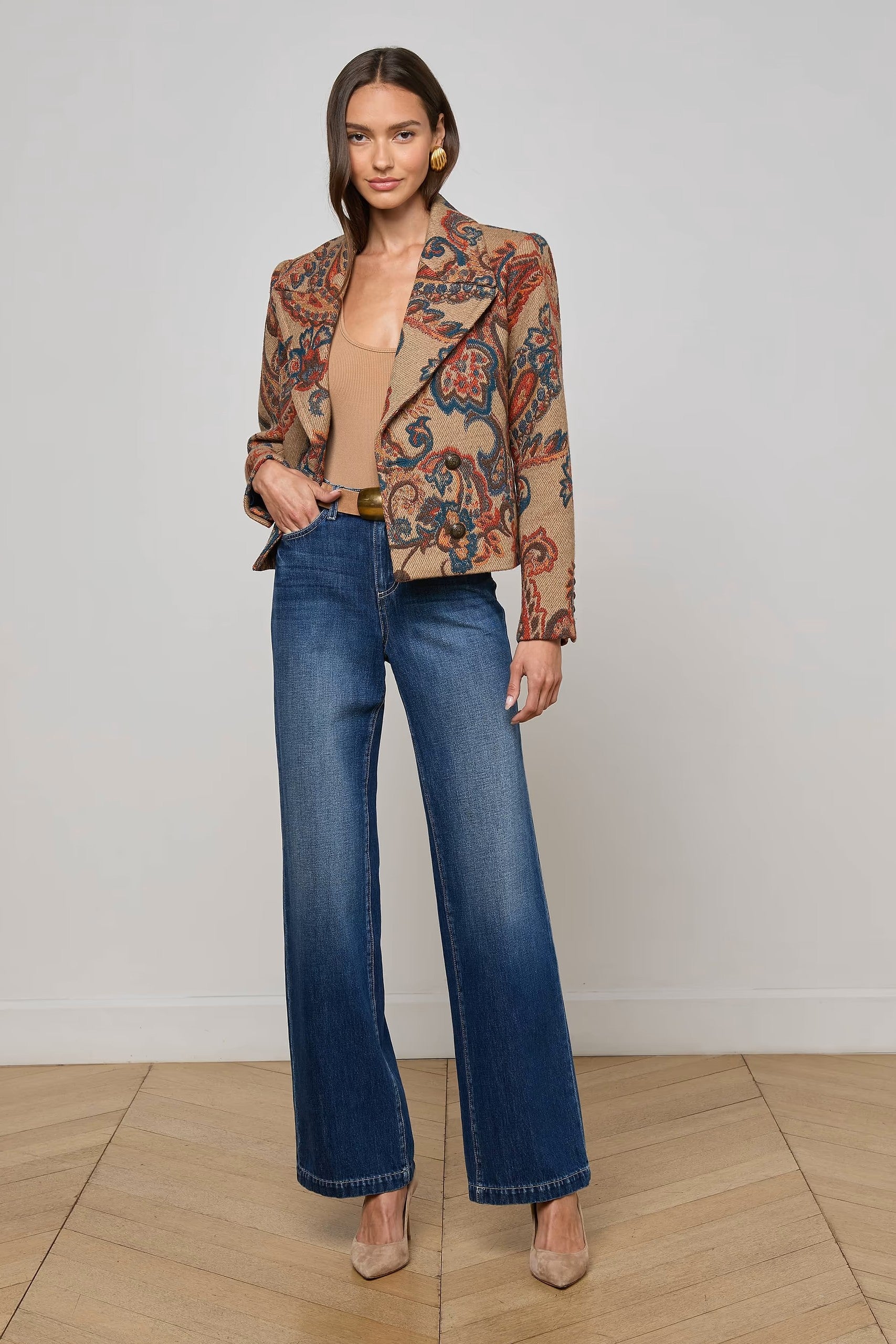 KELSEY CROPPED PEACOAT-Sassanova