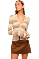 PLAID IVANA CARDIGAN - Sweaters - Sassanova