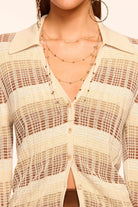 PLAID IVANA CARDIGAN - Sweaters - Sassanova