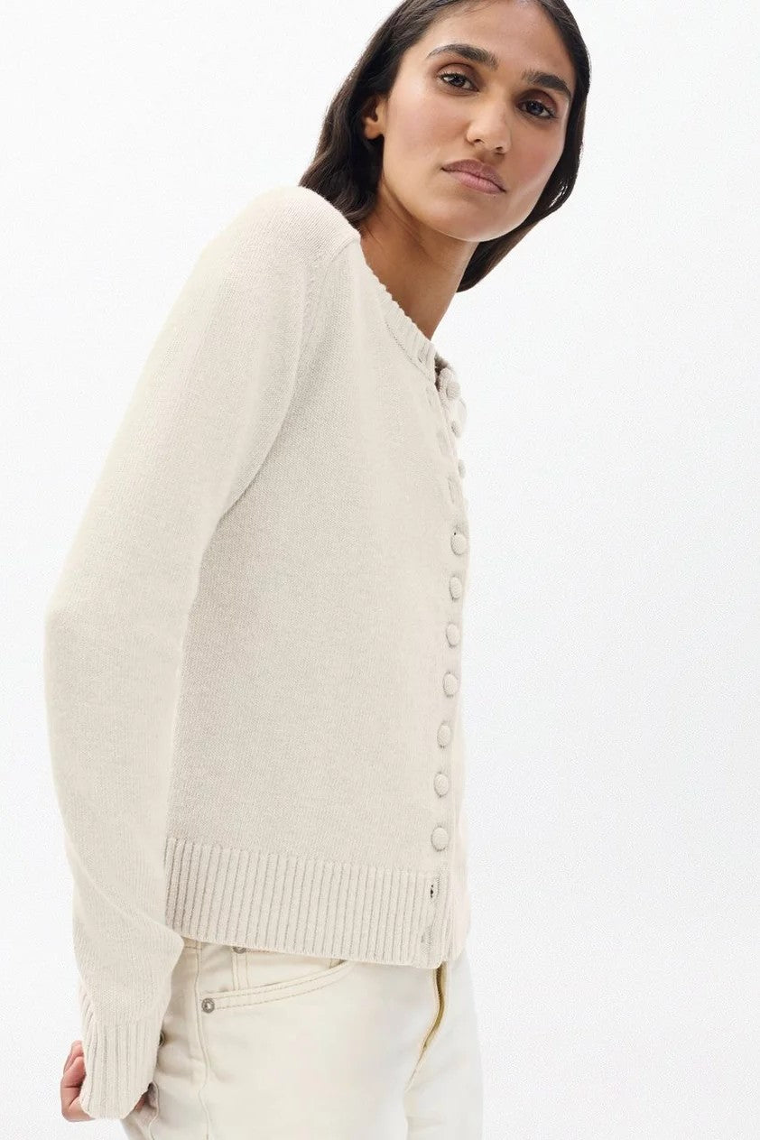 WALLACE CREW CARDIGAN - Sweaters - Sassanova