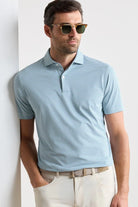 TEMPO PERFORMANCE MESH POLO - Short Sleeved Polos - Novaman