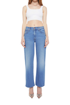 THE MID RISE RAMBLER ZIP ANKLE FRAY - Jeans - Sassanova