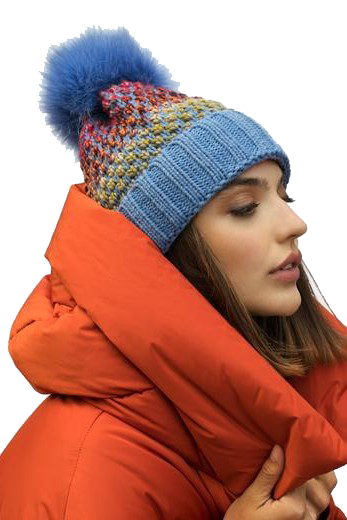 EXPRESS KNIT FAUX FUR BEANIE - Sassanova