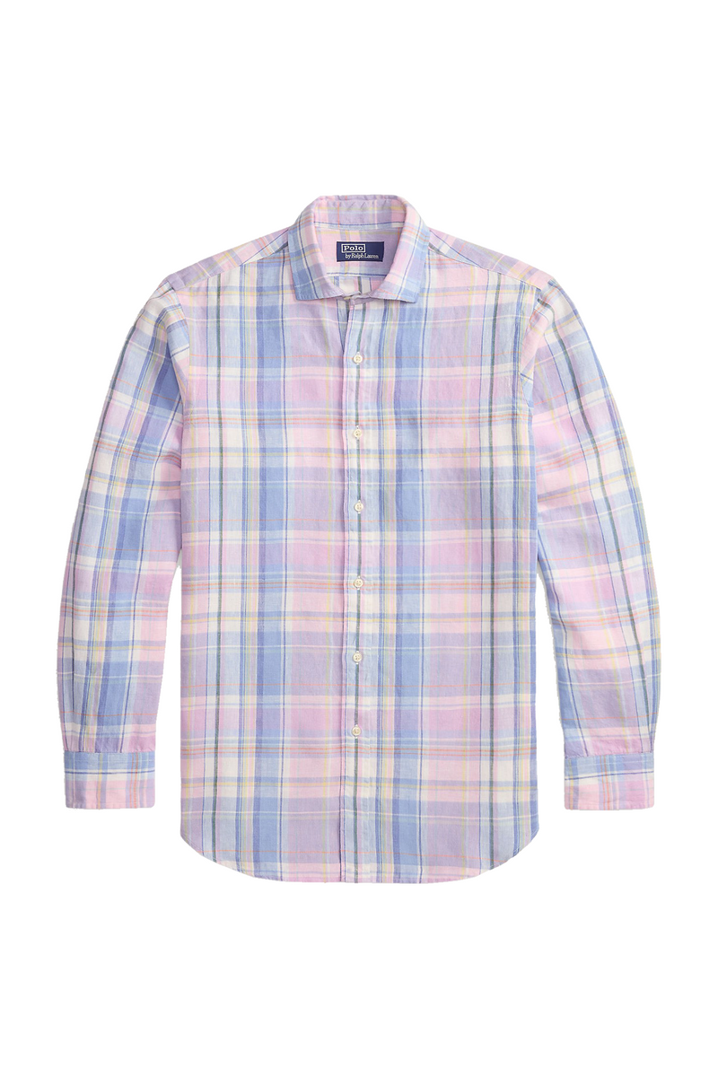 LONG SLEEVE LINEN SPORT SHIRT