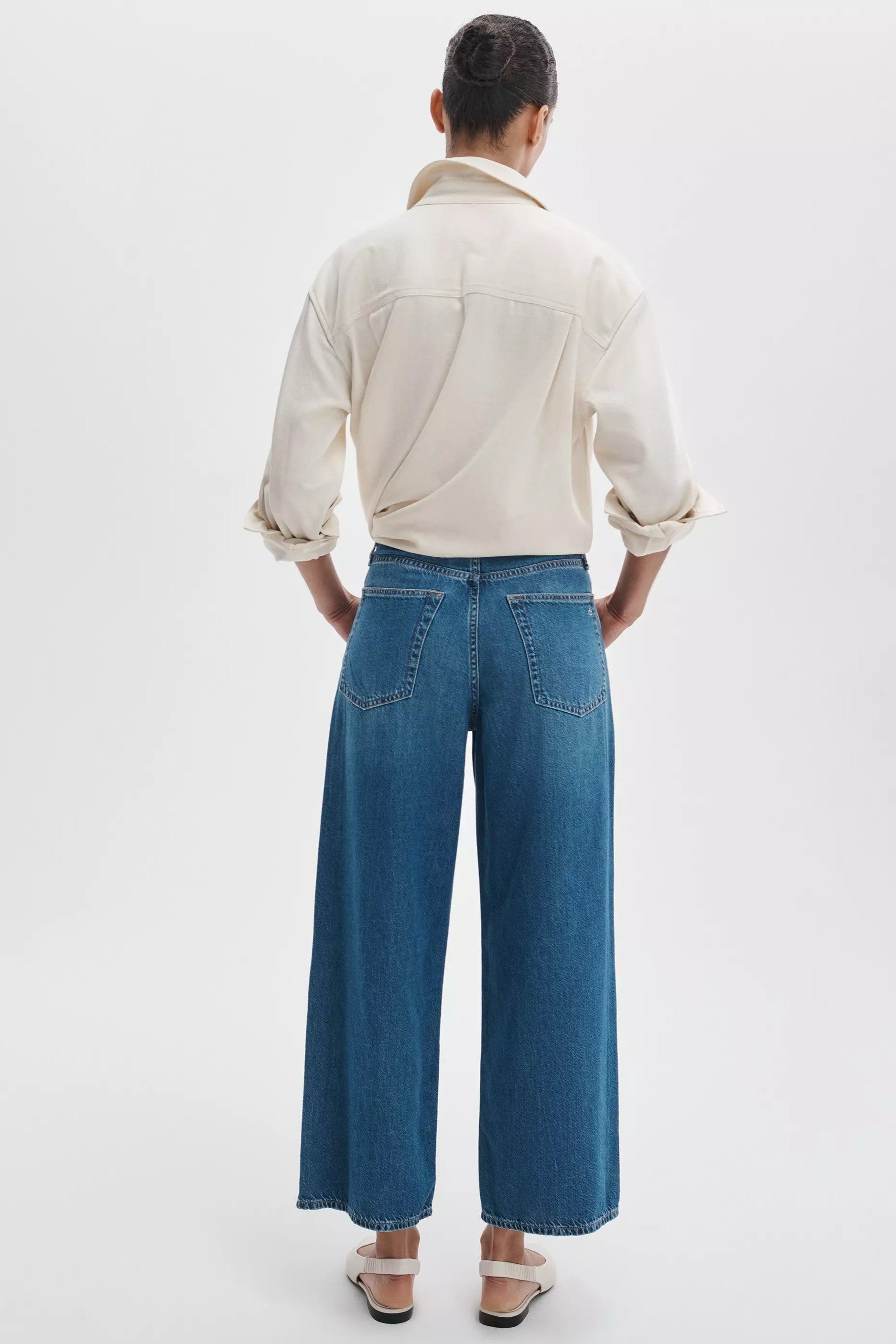 FEATHERWEIGHT ANDI ANKLE WIDE - Jeans - Sassanova