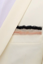 BOGUE POCKET SQUARE PINK/WHITE - Bow Ties and Pocket Squares - Novaman