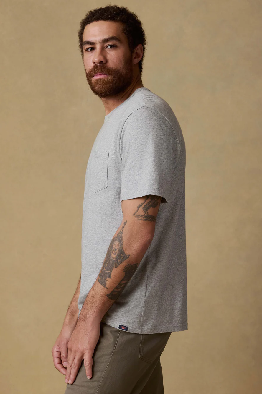 SUNWASHED POCKET TEE - T-shirts - Novaman