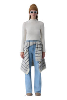 POPCORN TOP IN CASHMERE BLEND - Sassanova