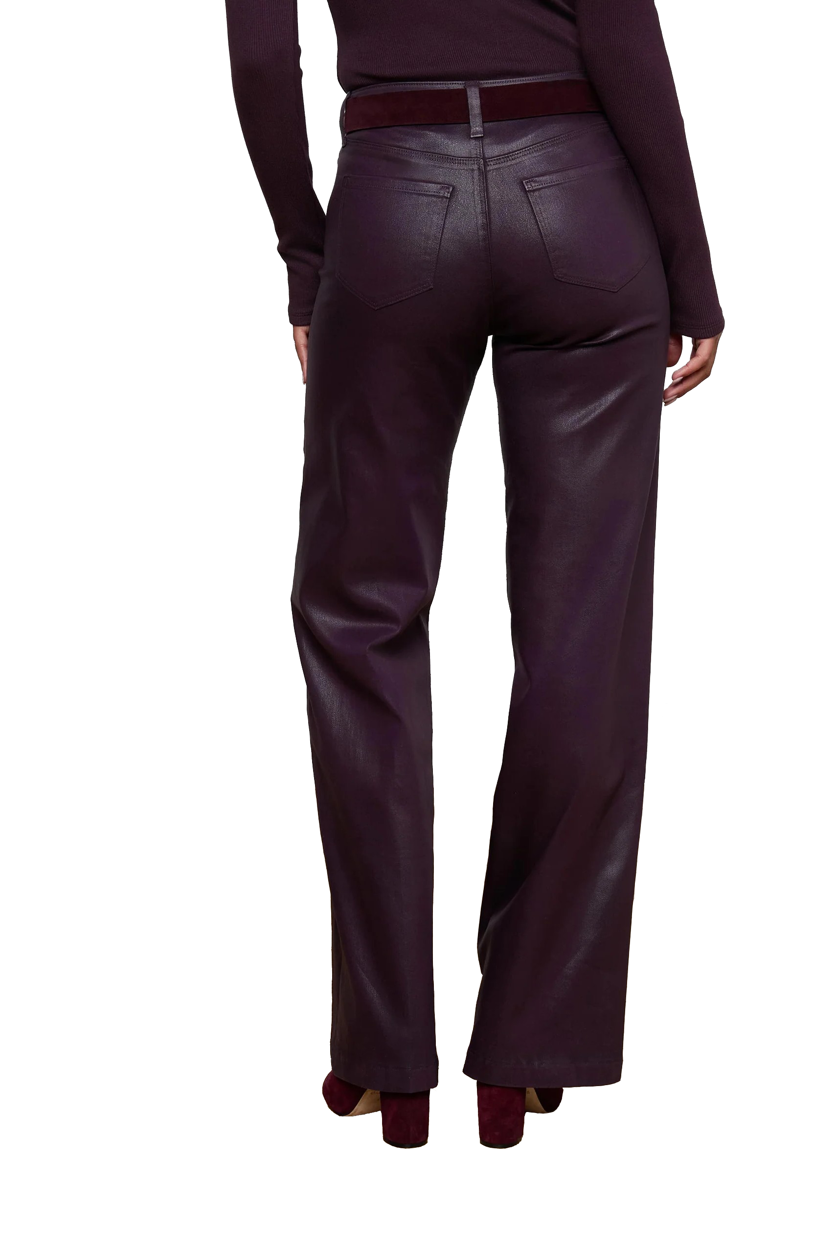 SCOTTIE H/R COATED WIDE LEG (2859PDDC) - sassanova