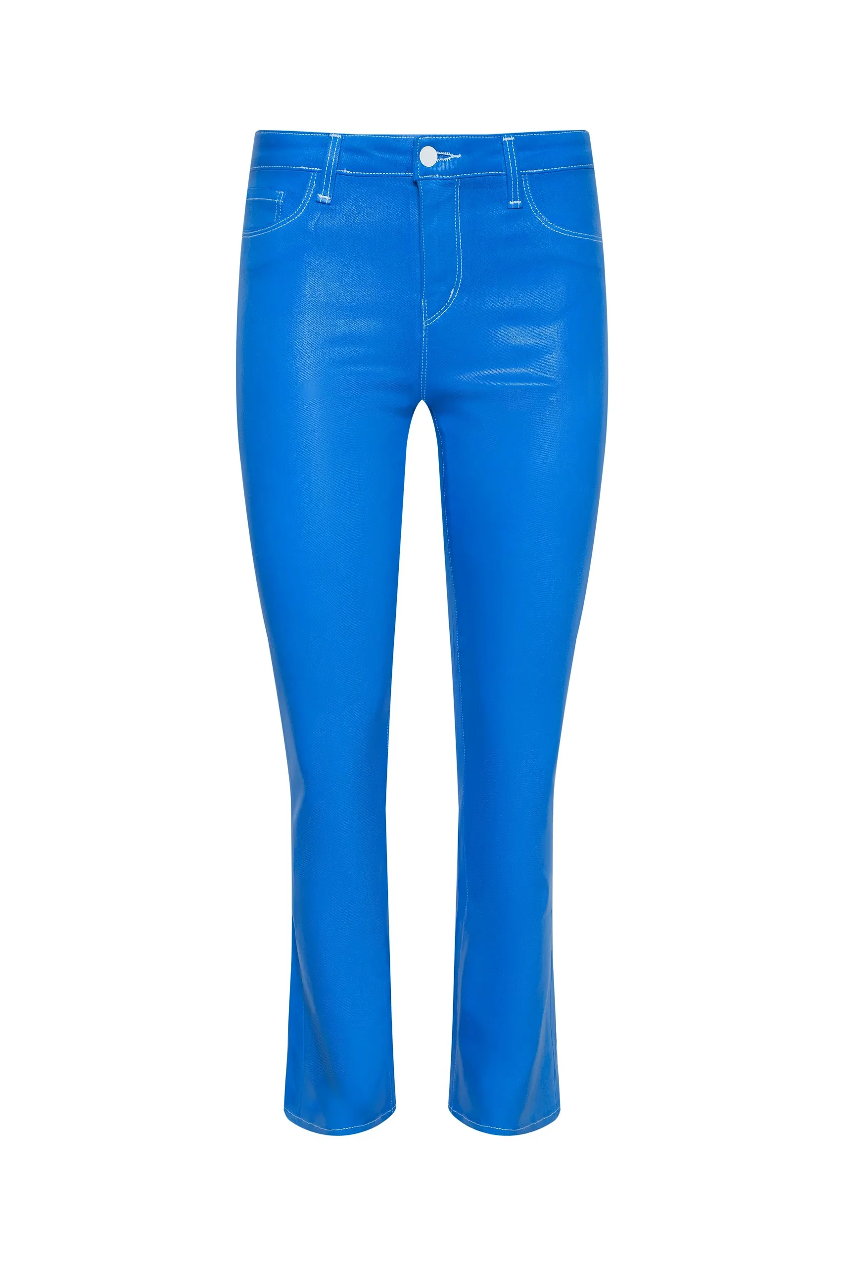 TATI H/R COATED CROP MICRO BOOT - Jeans - Sassanova