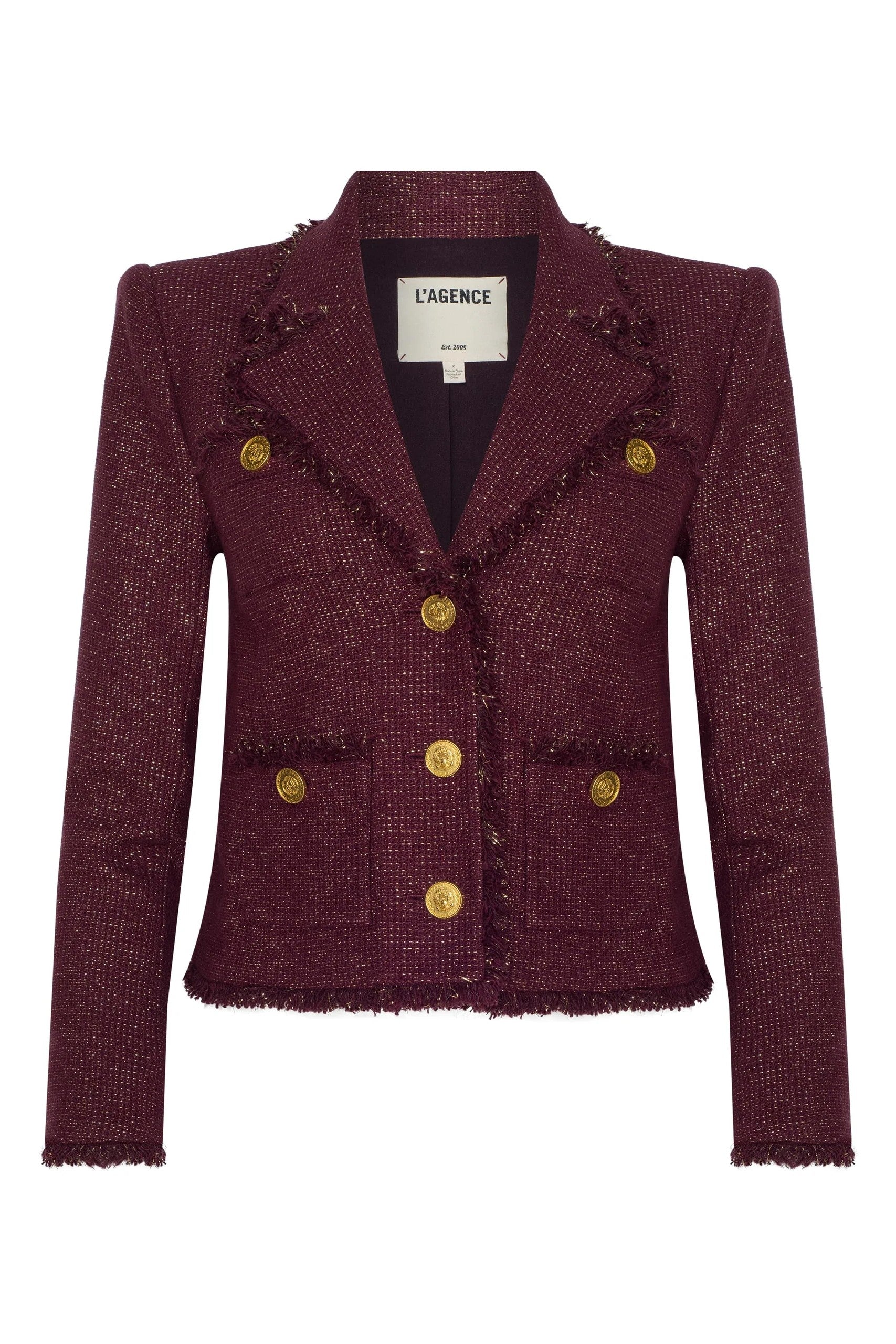 SYLVIA COLLARED JACKET (1779CNQ2) - Sassanova