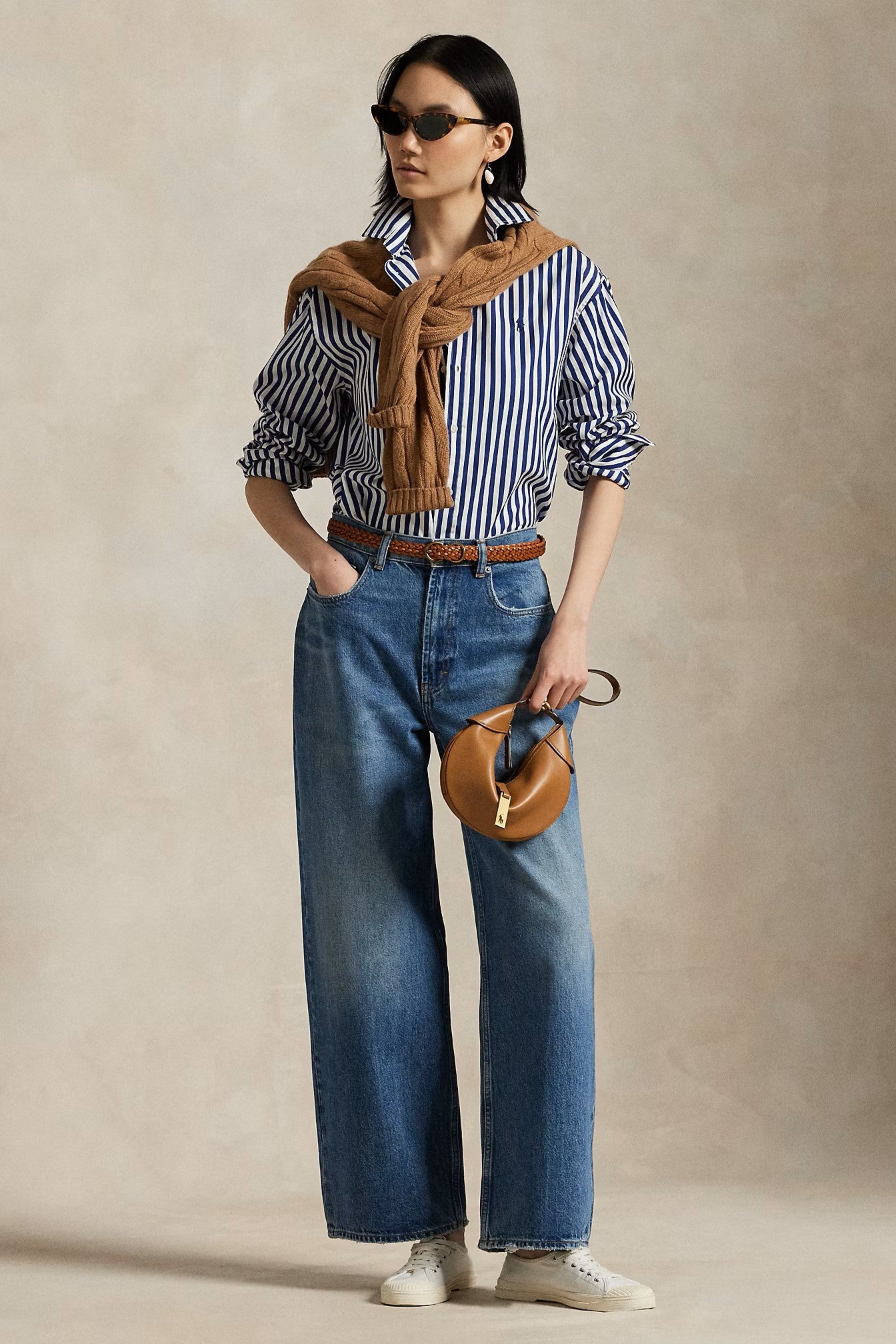 RAMSEY STRIPE BLOUSE - Blouses - Sassanova