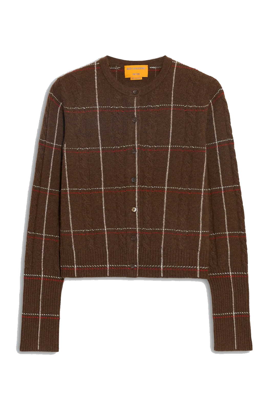 JANE CHECK CARDIGAN - Sassanova