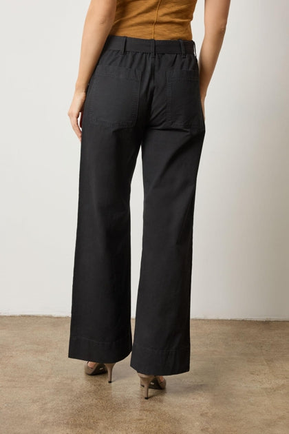 SLANT POCKET TWILL PANT - Pants - Sassanova