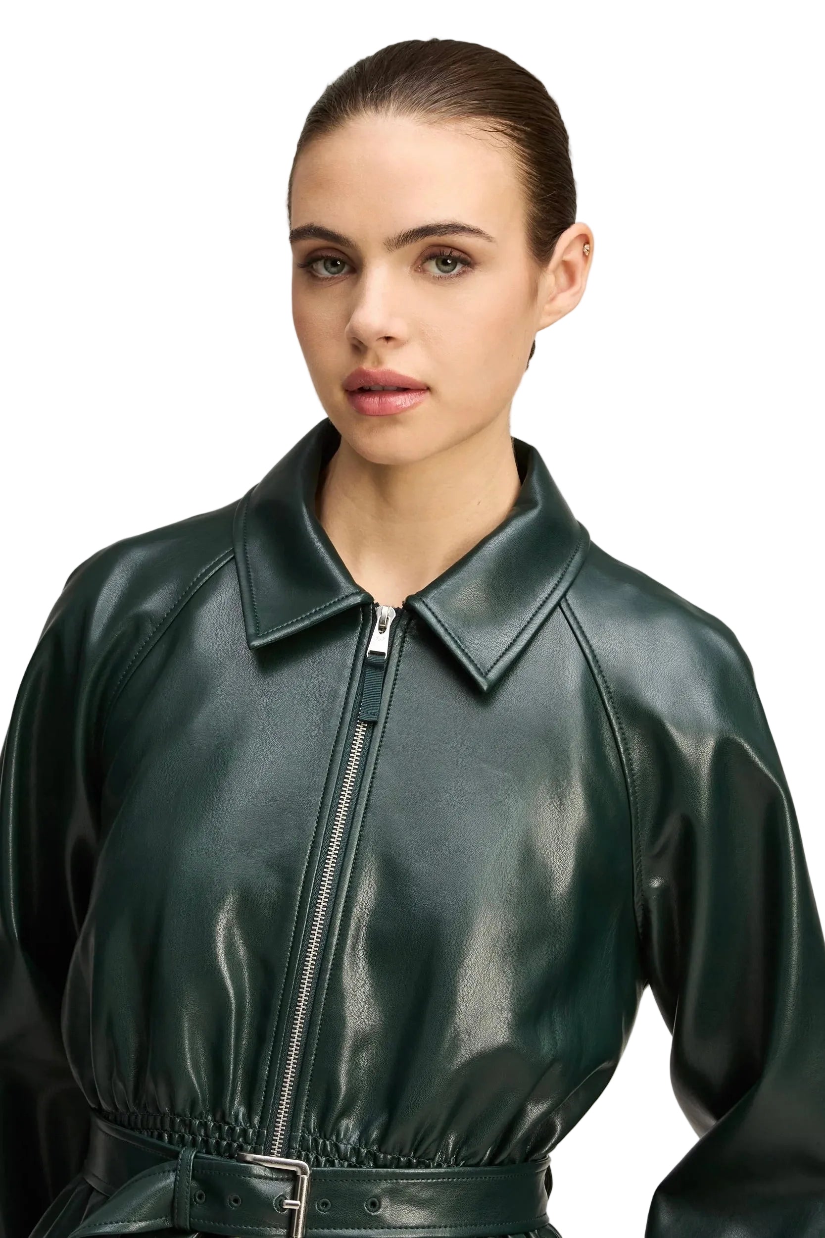 VEGAN LEATHER BRIAR JACKET Sassanova