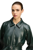 VEGAN LEATHER BRIAR JACKET Sassanova