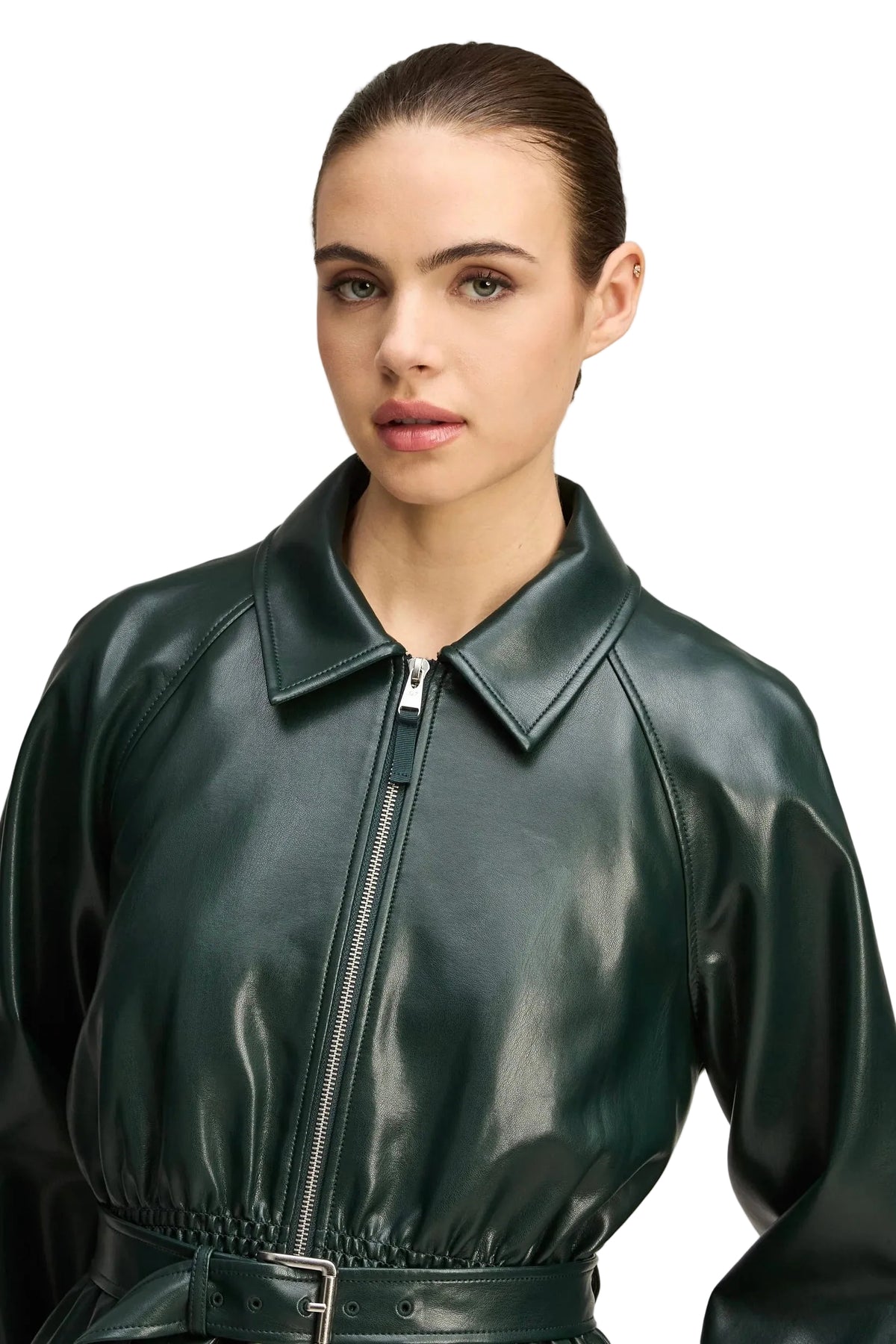 VEGAN LEATHER BRIAR JACKET Sassanova
