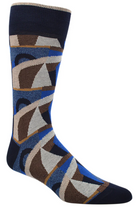 ABSTRACT SOCKS NAVY - Socks - Novaman