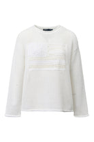 TONAL FLAG LONG SLEEVE PULLOVER - Sweaters - Sassanova
