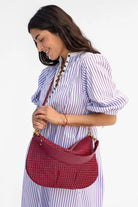 MOYEN MESSENGER RATTAN - Handbags - Sassanova
