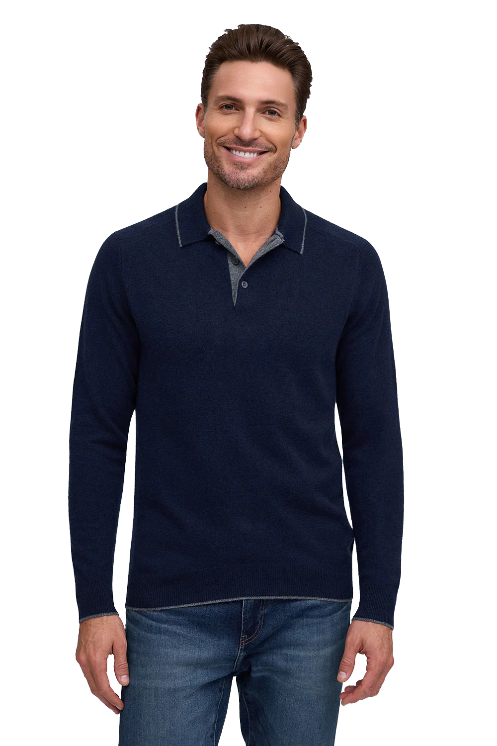 CASHMERE POLO - Sweaters - Novaman