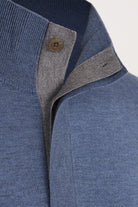 DESMOND 1/4 BUTTON SWEATER - Sweaters - Novaman