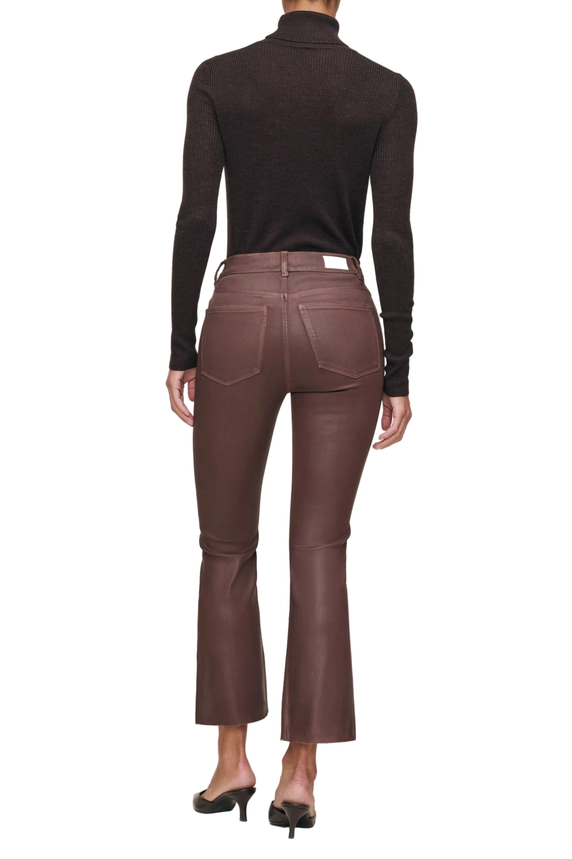 BRIDGET BOOT HIGH RISE CROP COATED - Jeans - Sassanova