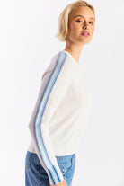GEO SLEEVE CREW - Sweaters - Sassanova
