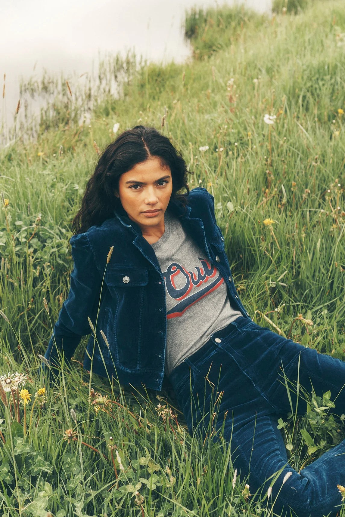 VELVET DENIM DERYN JACKET - Jackets - Sassanova