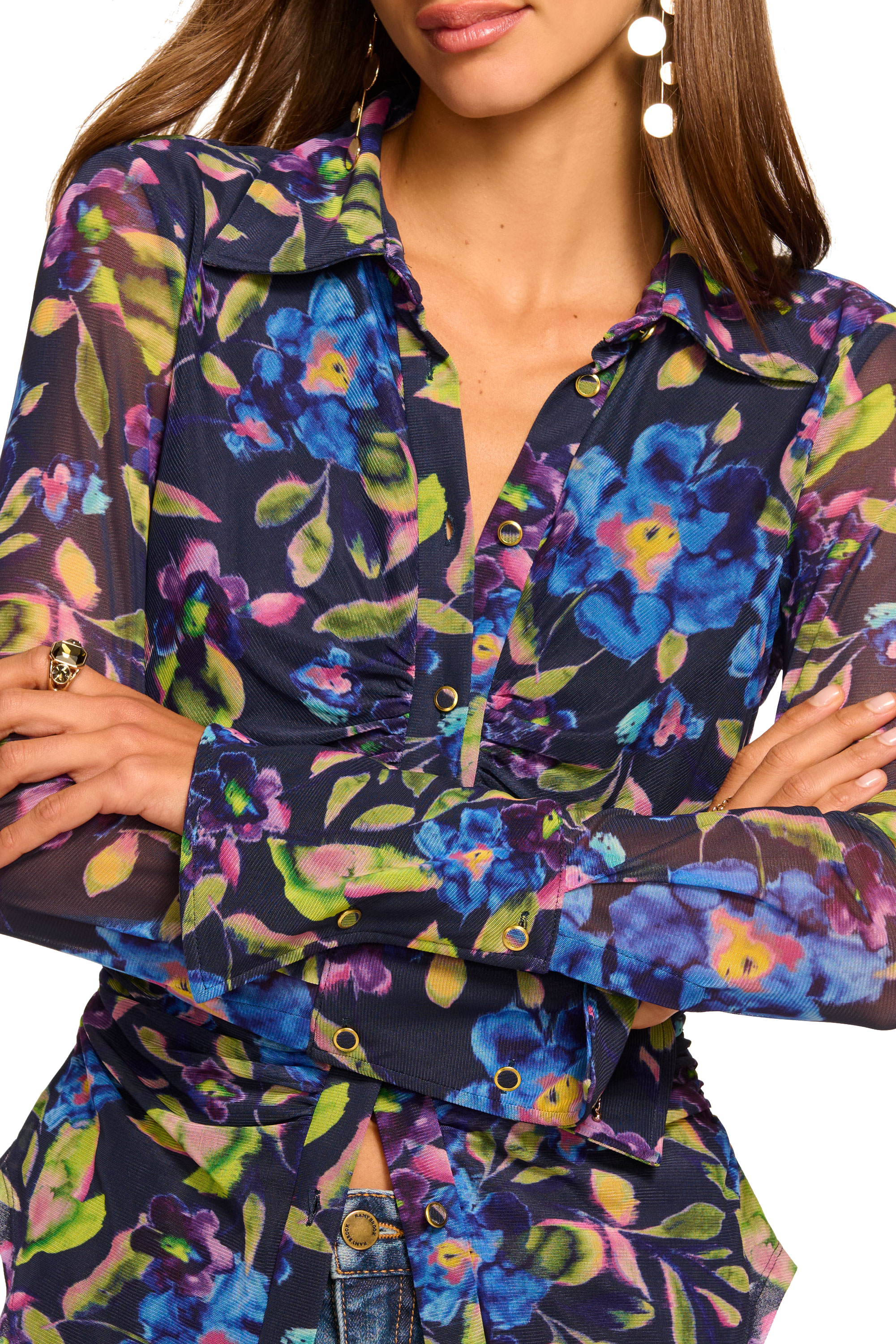 FLORAL TALISA TOP - Blouses - Sassanova