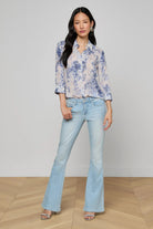 CAMILLE 3/4 SLEEVE BLOUSE - Blouses - Sassanova