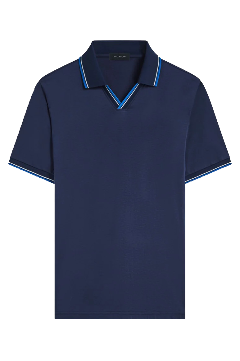 SHORT SLEEVE JOHNNY COLLAR POLO - Polos - Novaman