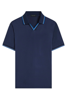 SHORT SLEEVE JOHNNY COLLAR POLO - Polos - Novaman