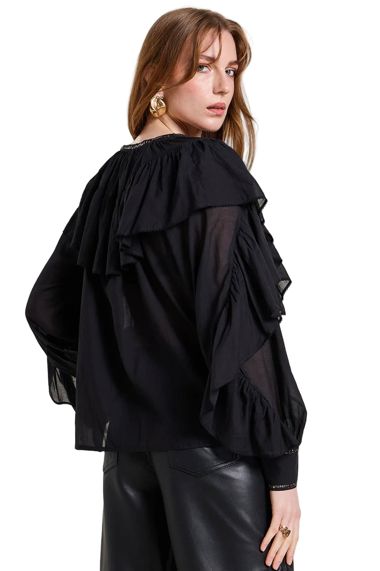 SELONA TOP - Blouses - Sassanova