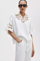 ULTRA FEATHERWEIGHT LUCY POP OVER SHIRT - Blouses - Sassanova
