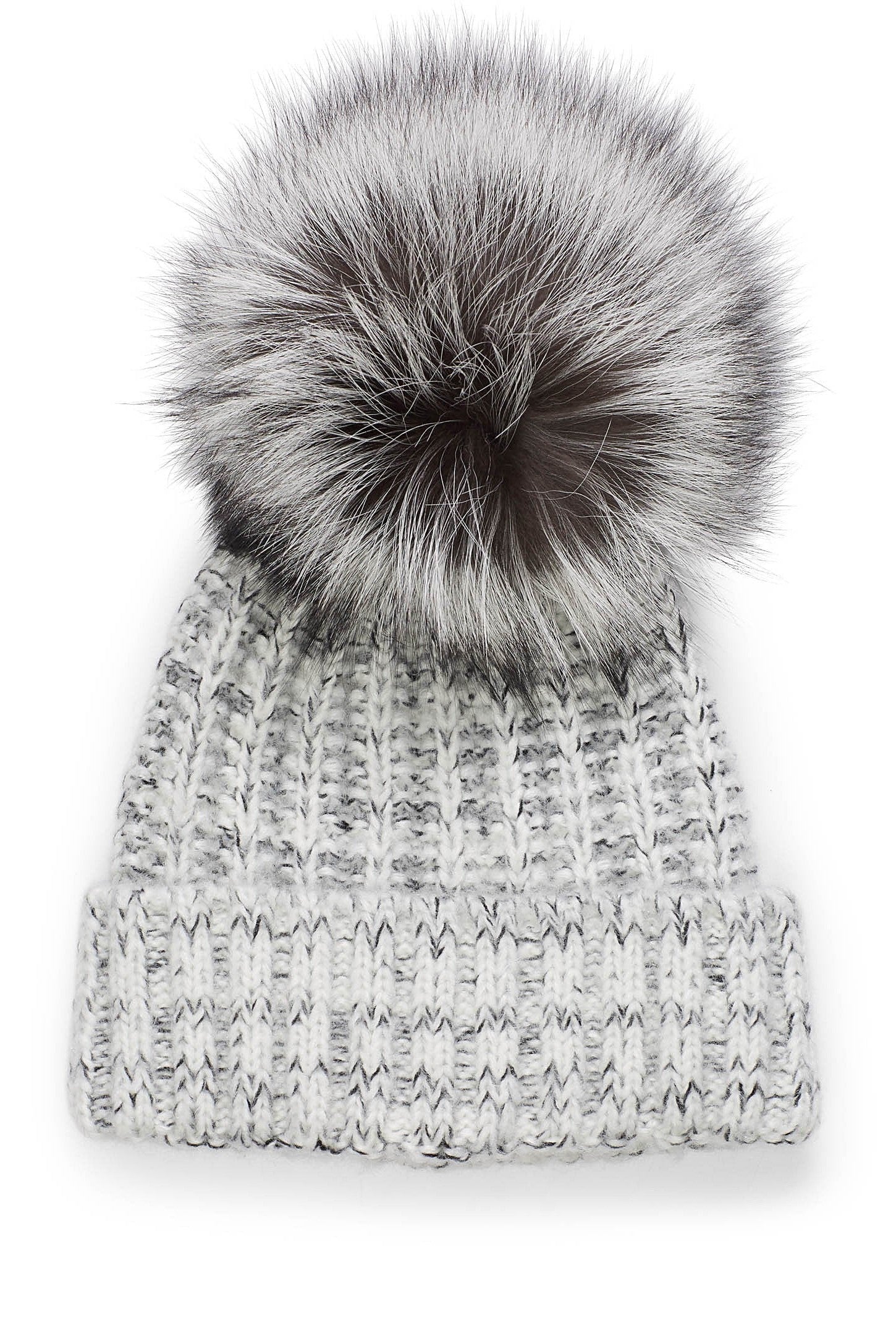 FOLD UP FUR BEANIE - Sassanova
