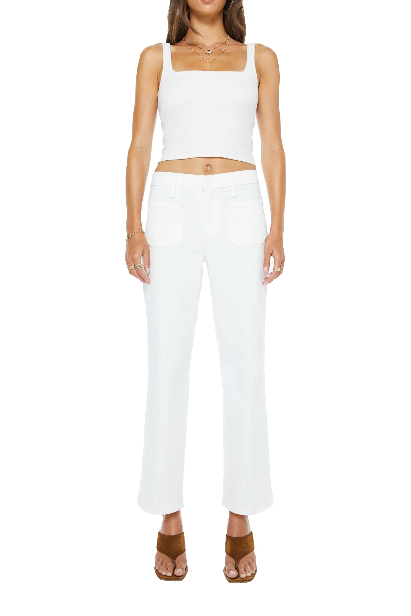 PATCH POCKET MID RISE MAVEN ANKLE - Jeans - Sassanova