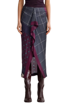 FRONT RUFFLE SKIRT Sassanova