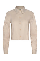 COSETTE CROP HI LOW SHIRT - Blouses - Sassanova