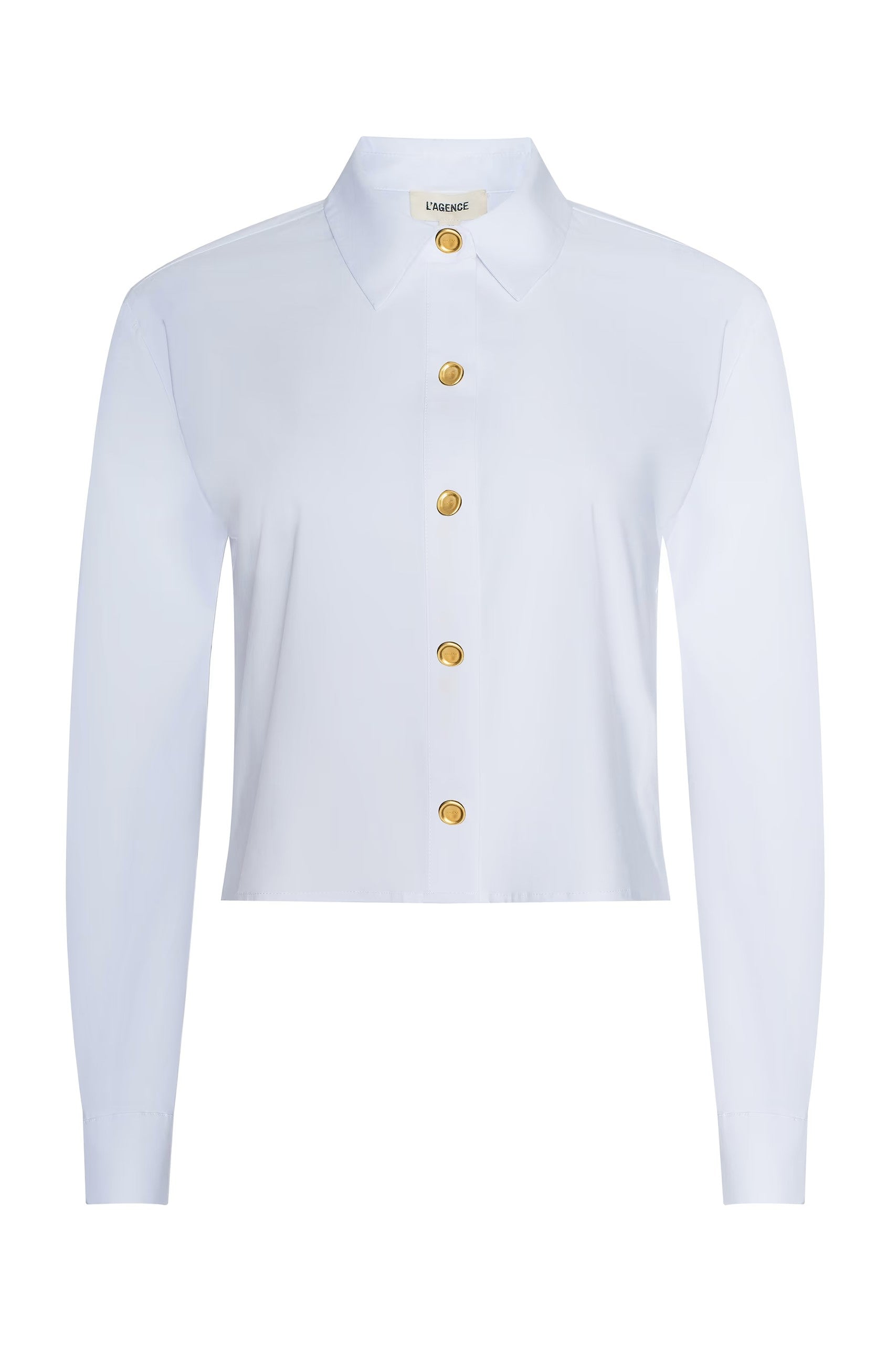 COSETTE CROP HI LOW SHIRT - Blouses - Sassanova