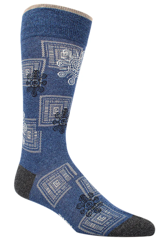 TAPESTRY SOCK DARK DENIM - Socks - Novaman