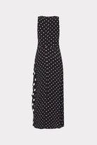 SPENCER POLKA DOT COMBO SLVLS RUFFLE DRESS - Dresses - Sassanova