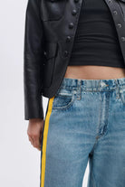 MIRAMAR TERRY TRACK PULL ON PANT - Jeans - Sassanova