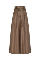 LOWEN PAPERBAG CROP PANT - Pants - Sassanova